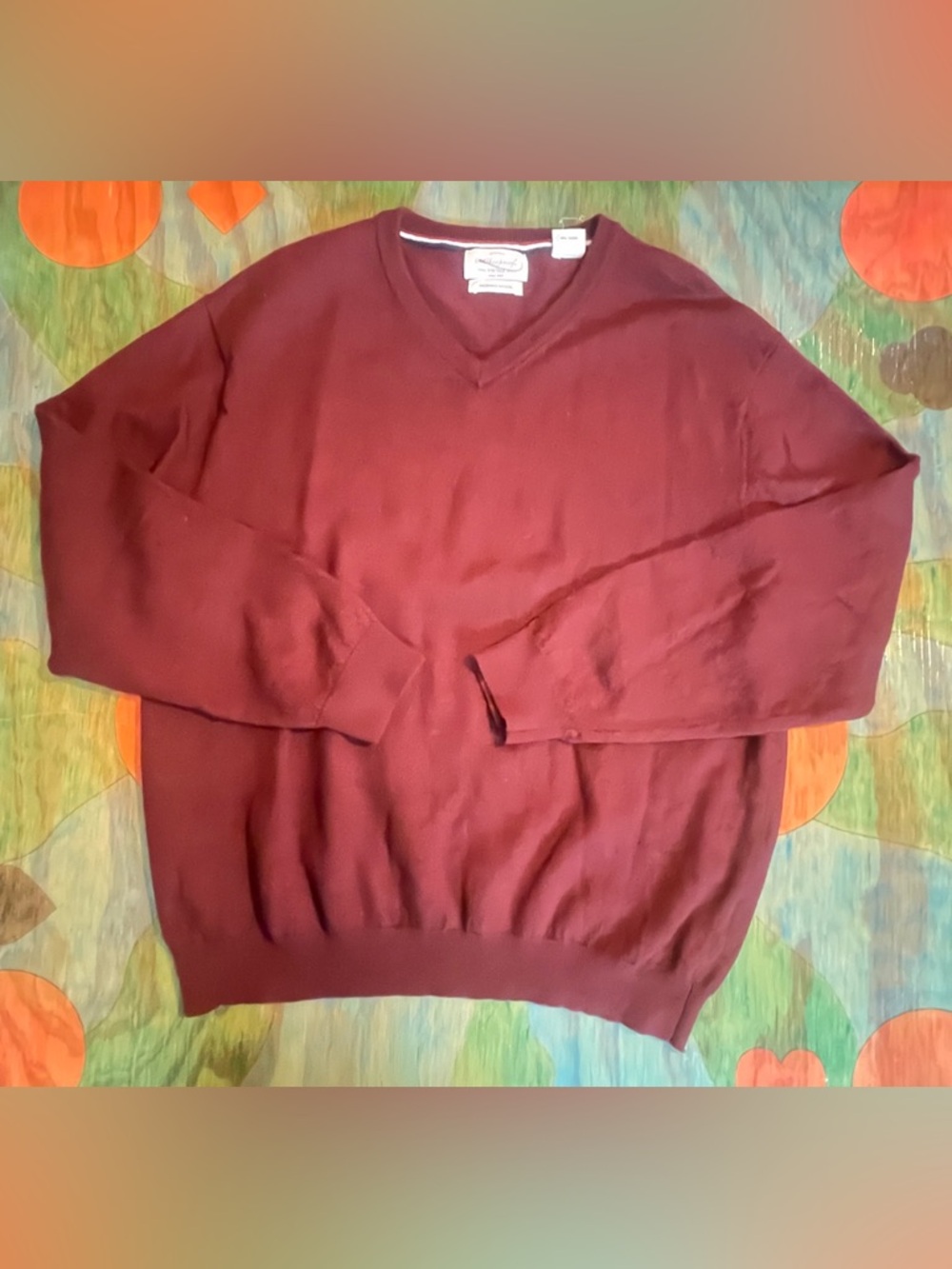 Weatherproof Merino Wool Sweater Womens Size XL Extra Large Red Maroon Burgundy